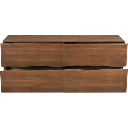 Watson Wood Brown 4 Drawer Dresser - LOOMLAN - Moe's Home - Dressers