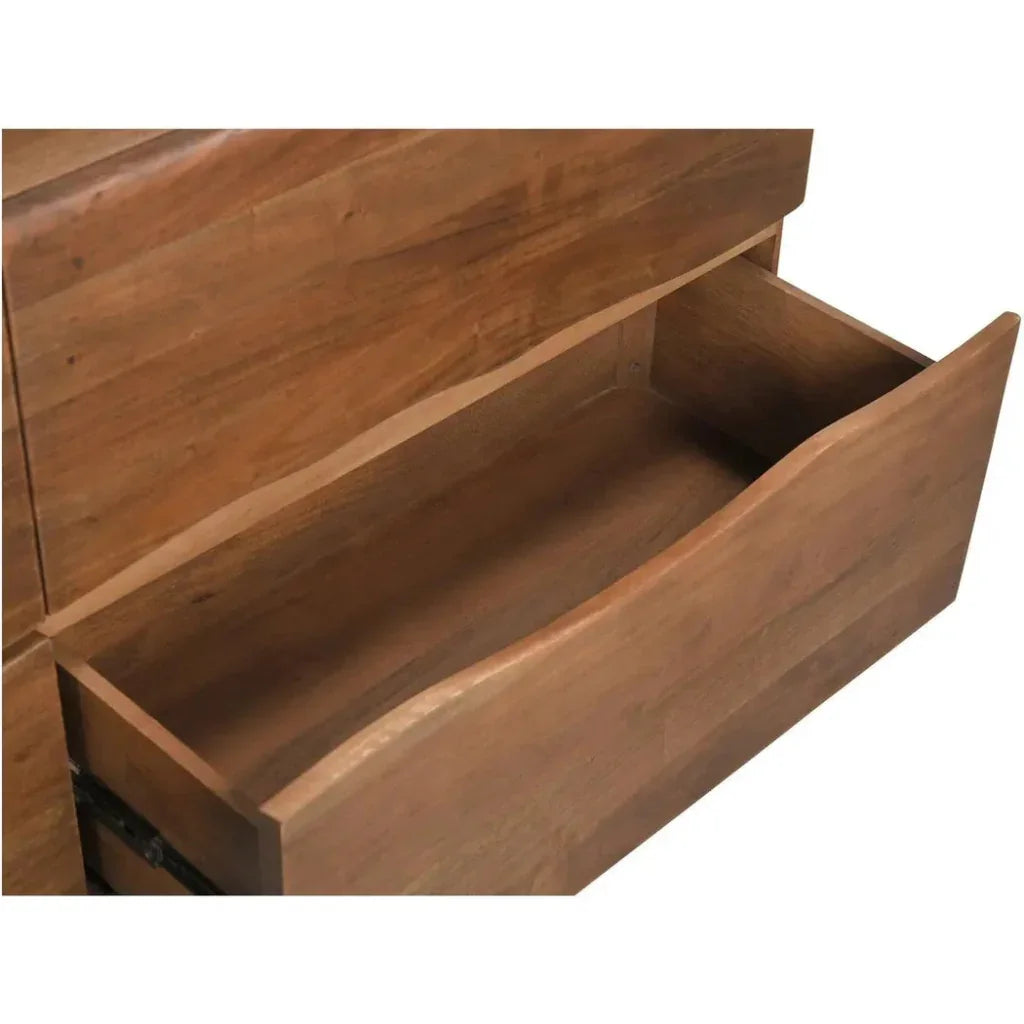 Watson Wood Brown 4 Drawer Dresser - LOOMLAN - Moe's Home - Dressers