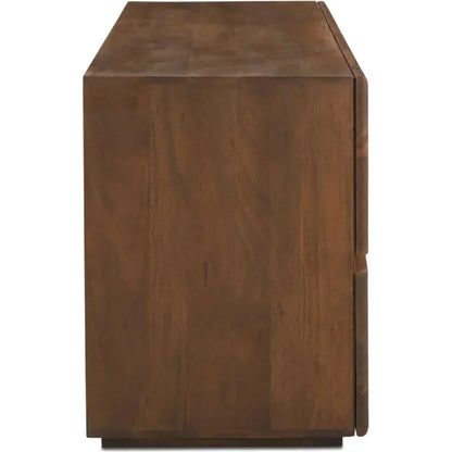 Watson Wood Brown 4 Drawer Dresser - LOOMLAN - Moe's Home - Dressers