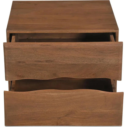 Watson Wood Brown Nightstand - LOOMLAN - Moe's Home - Nightstands