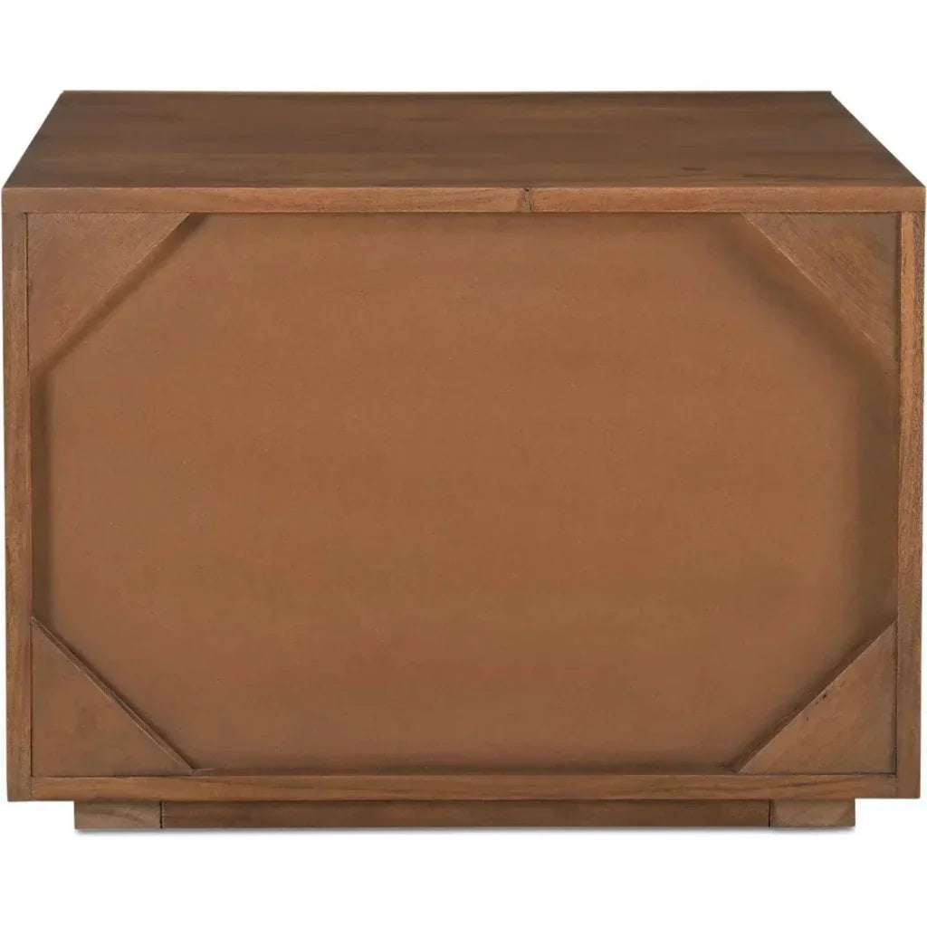 Watson Wood Brown Nightstand - LOOMLAN - Moe's Home - Nightstands