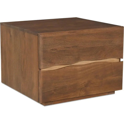 Watson Wood Brown Nightstand - LOOMLAN - Moe's Home - Nightstands