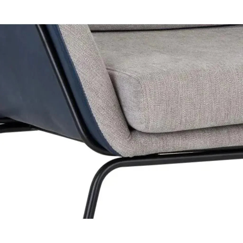 Watts Leather Versatile Lounge Chair - LOOMLAN - SUNPAN - Accent Chairs