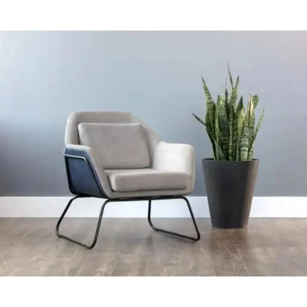 Watts Leather Versatile Lounge Chair - LOOMLAN - SUNPAN - Accent Chairs