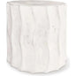 Wave Accent Table (Short) - White Outdoor End Table - LOOMLAN - Seasonal Living - Outdoor Side Tables
