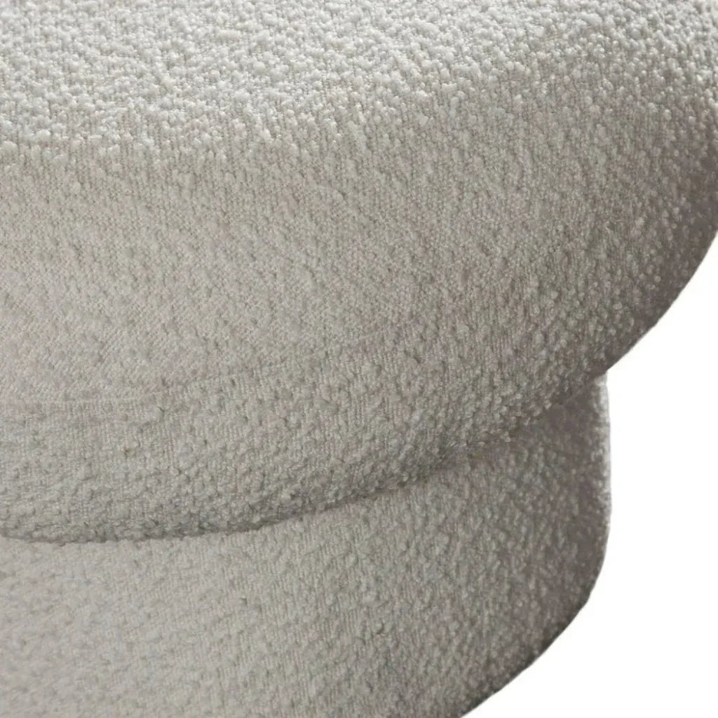 Wave Curved Accent Bench in Boucle Fabric - LOOMLAN - Diamond Sofa - Bedroom Benches