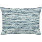 Wave Ripple Indigo Handmade Outdoor Pillow-Outdoor Pillows-Earnest Collection-20"x13" Lumbar-LOOMLAN
