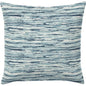 Wave Ripple Indigo Handmade Outdoor Pillow-Outdoor Pillows-Earnest Collection-20" Square-LOOMLAN
