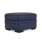 Waverly Modern Leather Ottoman - LOOMLAN - Uptown Sebastian - Ottomans