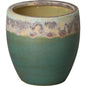 Weather Resistant Ceramic Round Planter - LOOMLAN - Emissary - Planters