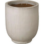 Weather Resistant Round Ceramic Planter - LOOMLAN - Emissary - Planters