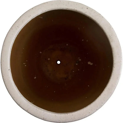 Weather Resistant Round Ceramic Planter - LOOMLAN - Emissary - Planters