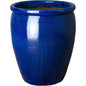 Weather Resistant Round Ceramic Pot - LOOMLAN - Emissary - Planters