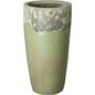 Weather Resistant Tall Round Ceramic Planter - LOOMLAN - Emissary - Planters