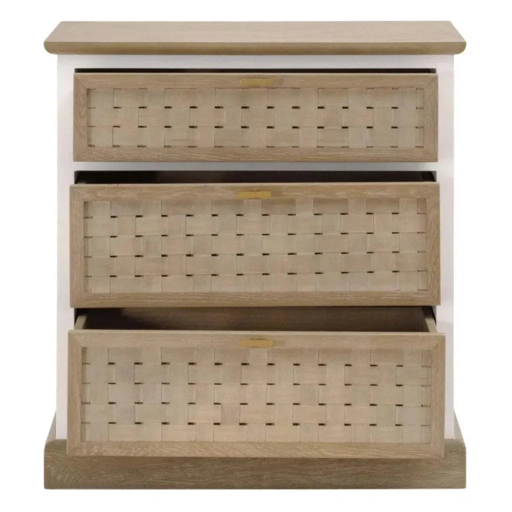 Weave Entry Wood Dresser-Dressers-Essentials For Living-LOOMLAN