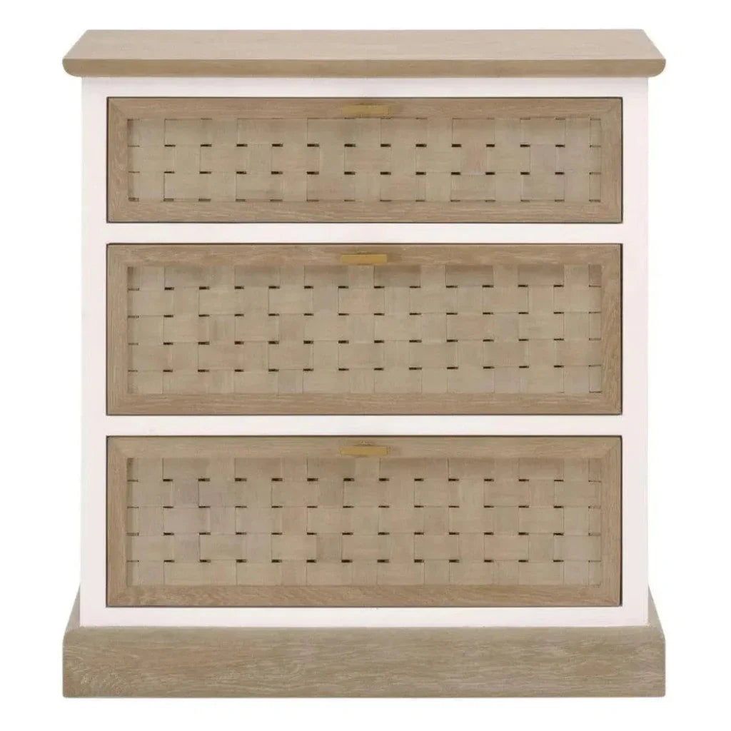 Weave Entry Wood Dresser-Dressers-Essentials For Living-LOOMLAN