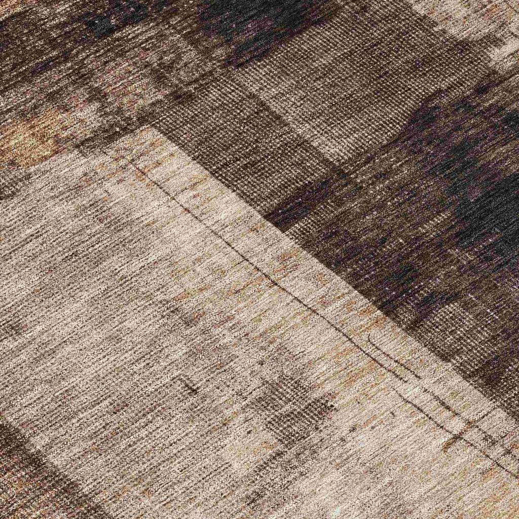Weavira Brown Washable Indoor - Outdoor Rug - LOOMLAN - LOOMLAN Rugs - Outdoor Rugs