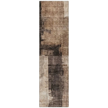 Weavira Brown Washable Indoor - Outdoor Rug - LOOMLAN - LOOMLAN Rugs - Outdoor Rugs