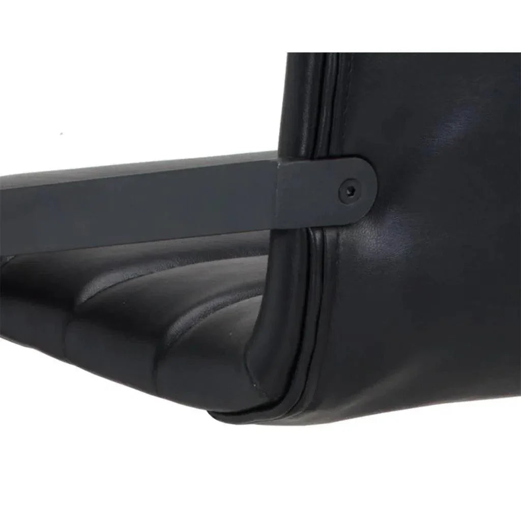 Webber Industrial Chic Leather Barstool - LOOMLAN - SUNPAN - Bar Stools