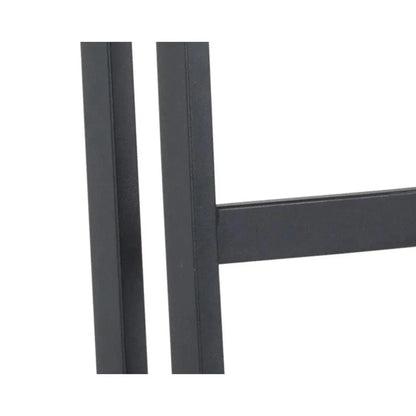 Webber Industrial Chic Leather Barstool - LOOMLAN - SUNPAN - Bar Stools