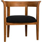Webster Club Chair, Teak - LOOMLAN - Noir - Dining Chairs