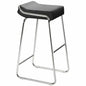 Wedge Barstool (Set of 2) Black - LOOMLAN - Zuo Modern - Bar Stools