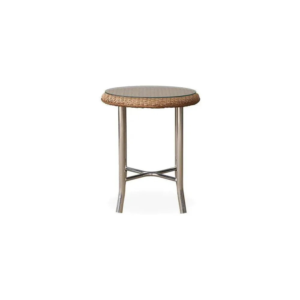 Weekend Retreat 20" Round End Table Lloyd Flanders - LOOMLAN - Lloyd Flanders - Outdoor Side Tables