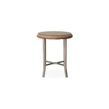 Weekend Retreat 20" Round End Table Lloyd Flanders - LOOMLAN - Lloyd Flanders - Outdoor Side Tables