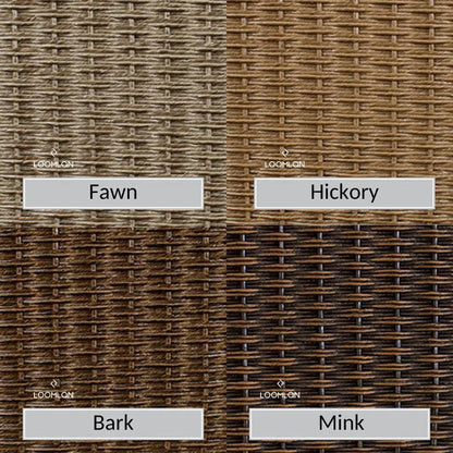 Weekend Retreat Dining Chair All Weather Wicker-Outdoor Dining Chairs-Lloyd Flanders-LOOMLAN