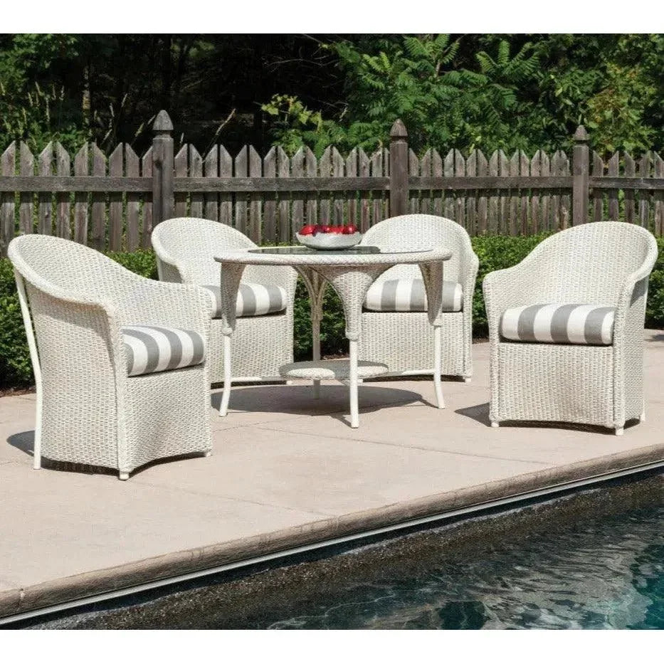 Weekend Retreat Dining Chair All Weather Wicker-Outdoor Dining Chairs-Lloyd Flanders-LOOMLAN