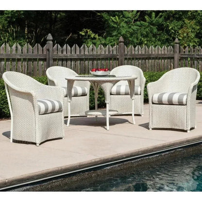 Weekend Retreat Dining Chair All Weather Wicker-Outdoor Dining Chairs-Lloyd Flanders-LOOMLAN