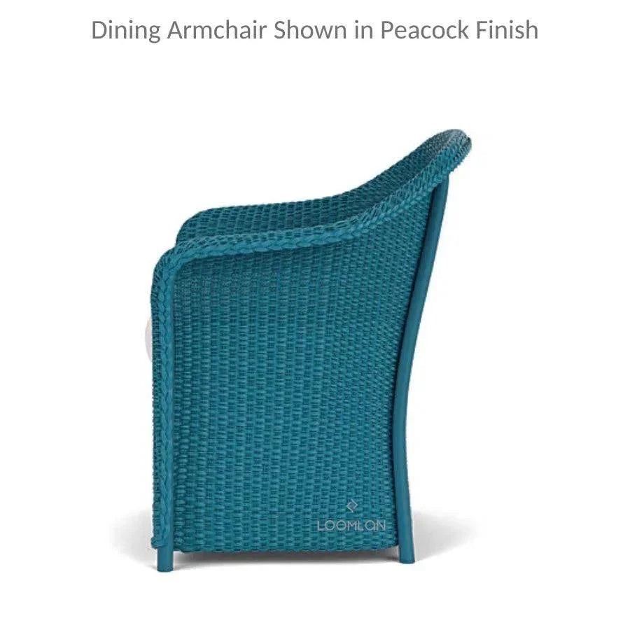 Weekend Retreat Dining Chair All Weather Wicker-Outdoor Dining Chairs-Lloyd Flanders-LOOMLAN