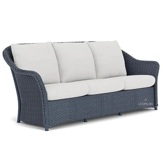 Weekend Retreat Outdoor Couch All Weather Wicker - LOOMLAN - Lloyd Flanders - Outdoor Sofas & Loveseats