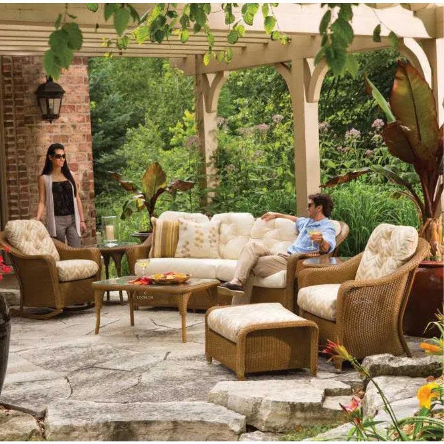 Weekend Retreat Outdoor Loveseat All Weather Wicker - LOOMLAN - Lloyd Flanders - Outdoor Sofas & Loveseats
