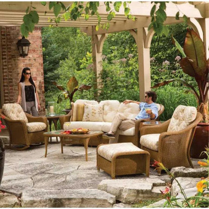 Weekend Retreat Outdoor Loveseat All Weather Wicker - LOOMLAN - Lloyd Flanders - Outdoor Sofas & Loveseats