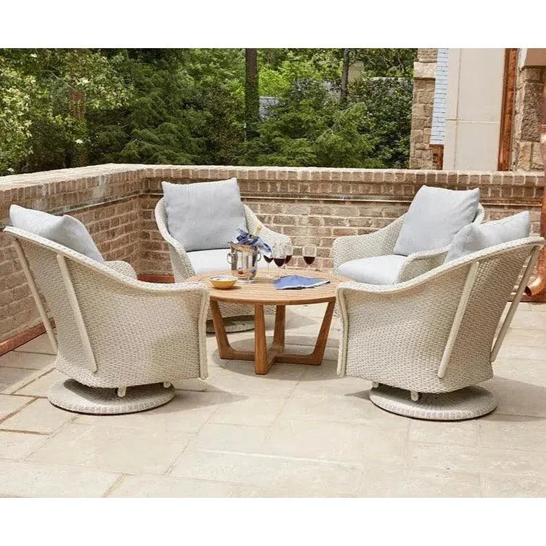 Weekend Retreat Outdoor Swivel Glider Lounge Chair-Outdoor Lounge Chairs-Lloyd Flanders-LOOMLAN