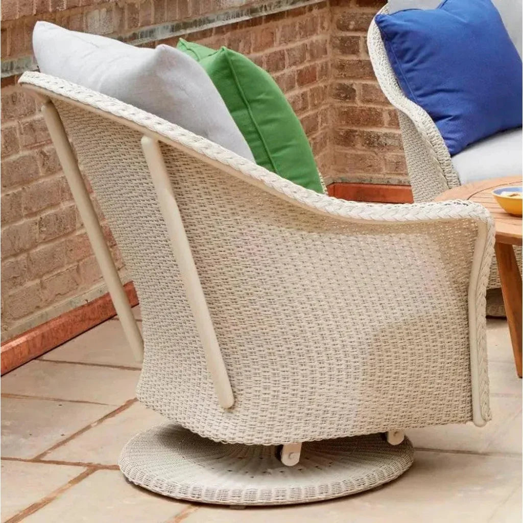 Weekend Retreat Outdoor Swivel Glider Lounge Chair-Outdoor Lounge Chairs-Lloyd Flanders-LOOMLAN