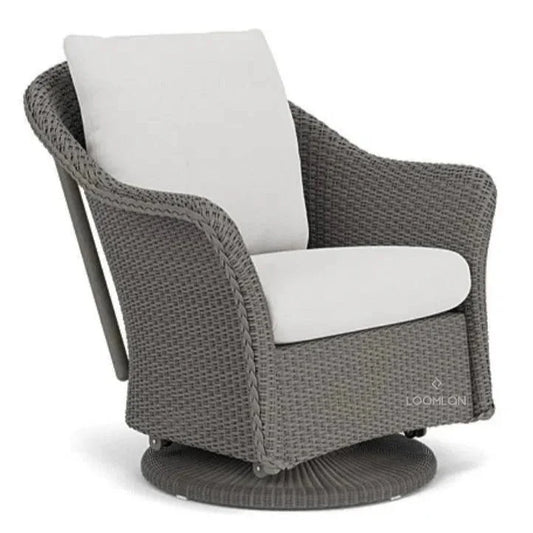 Weekend Retreat Outdoor Swivel Glider Lounge Chair-Outdoor Lounge Chairs-Lloyd Flanders-LOOMLAN
