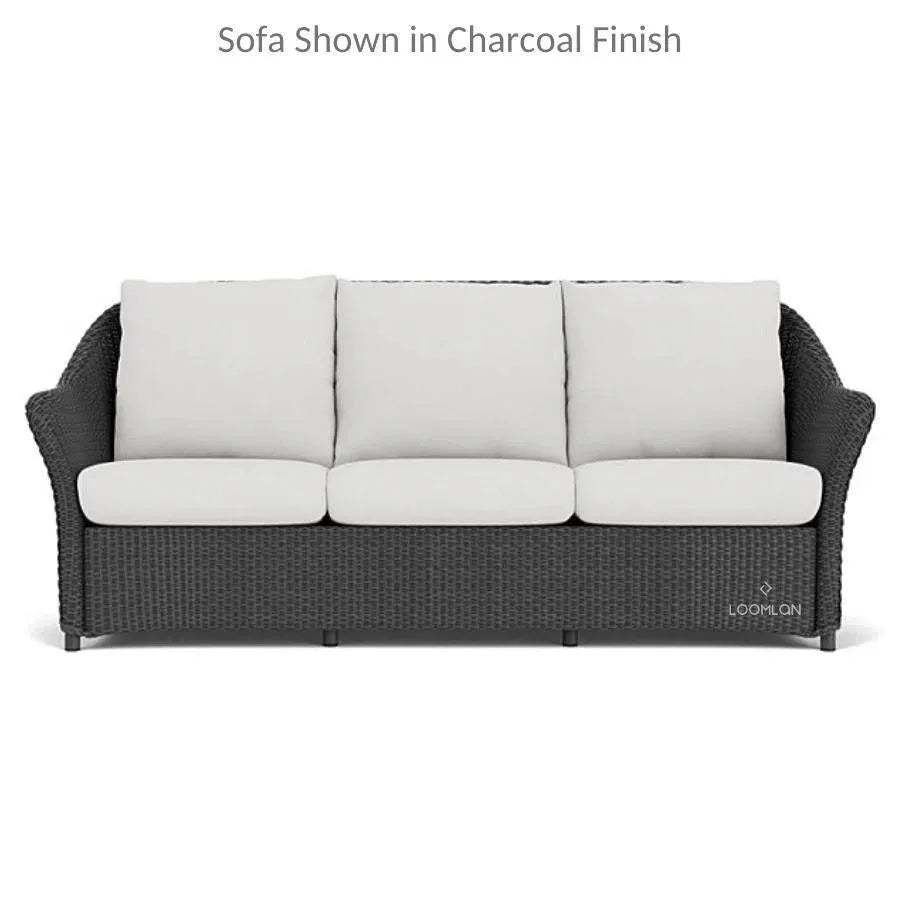 Weekend Retreat Wicker Sofa Lounge Set Lloyd Flanders-Outdoor Lounge Sets-Lloyd Flanders-LOOMLAN