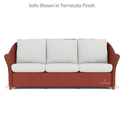 Weekend Retreat Wicker Sofa Lounge Set Lloyd Flanders-Outdoor Lounge Sets-Lloyd Flanders-LOOMLAN