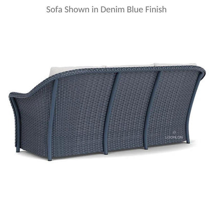 Weekend Retreat Wicker Sofa Lounge Set Lloyd Flanders-Outdoor Lounge Sets-Lloyd Flanders-LOOMLAN