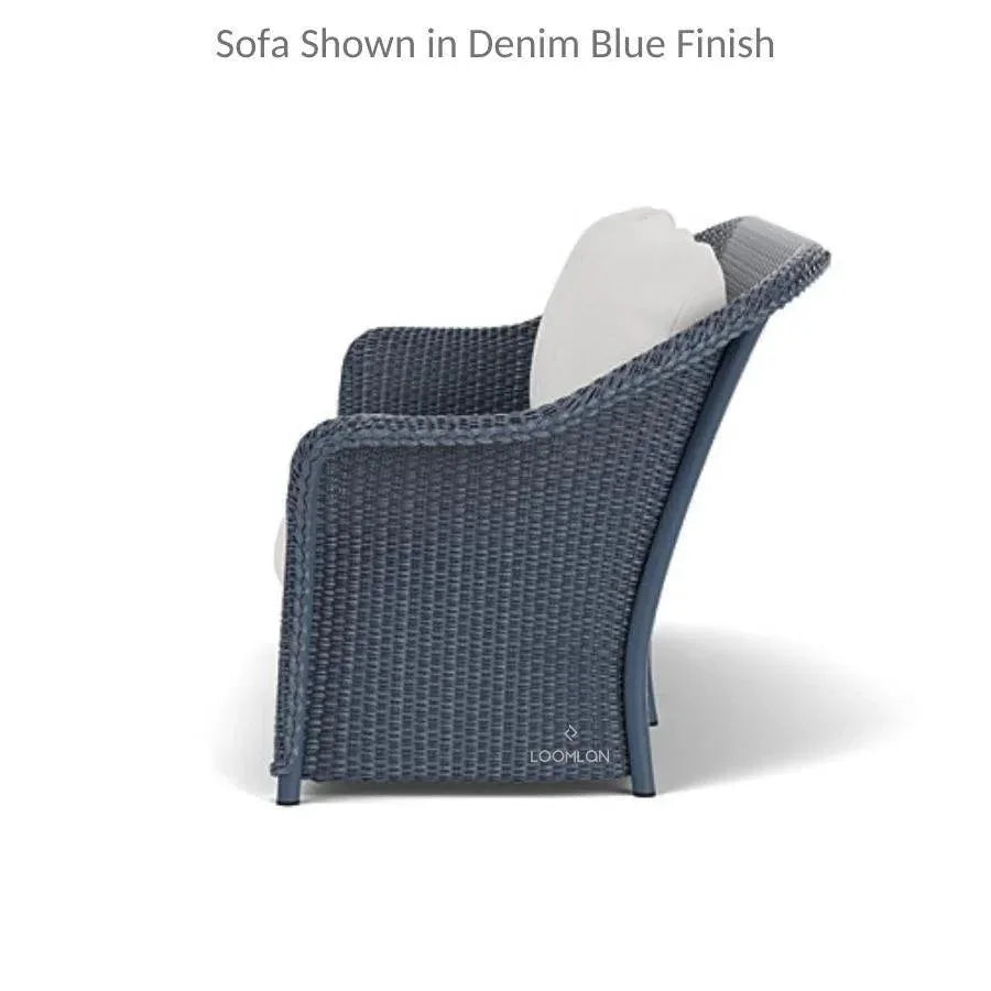 Weekend Retreat Wicker Sofa Lounge Set Lloyd Flanders-Outdoor Lounge Sets-Lloyd Flanders-LOOMLAN