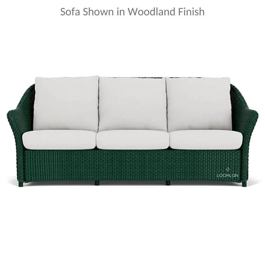 Weekend Retreat Wicker Sofa Lounge Set Lloyd Flanders-Outdoor Lounge Sets-Lloyd Flanders-LOOMLAN