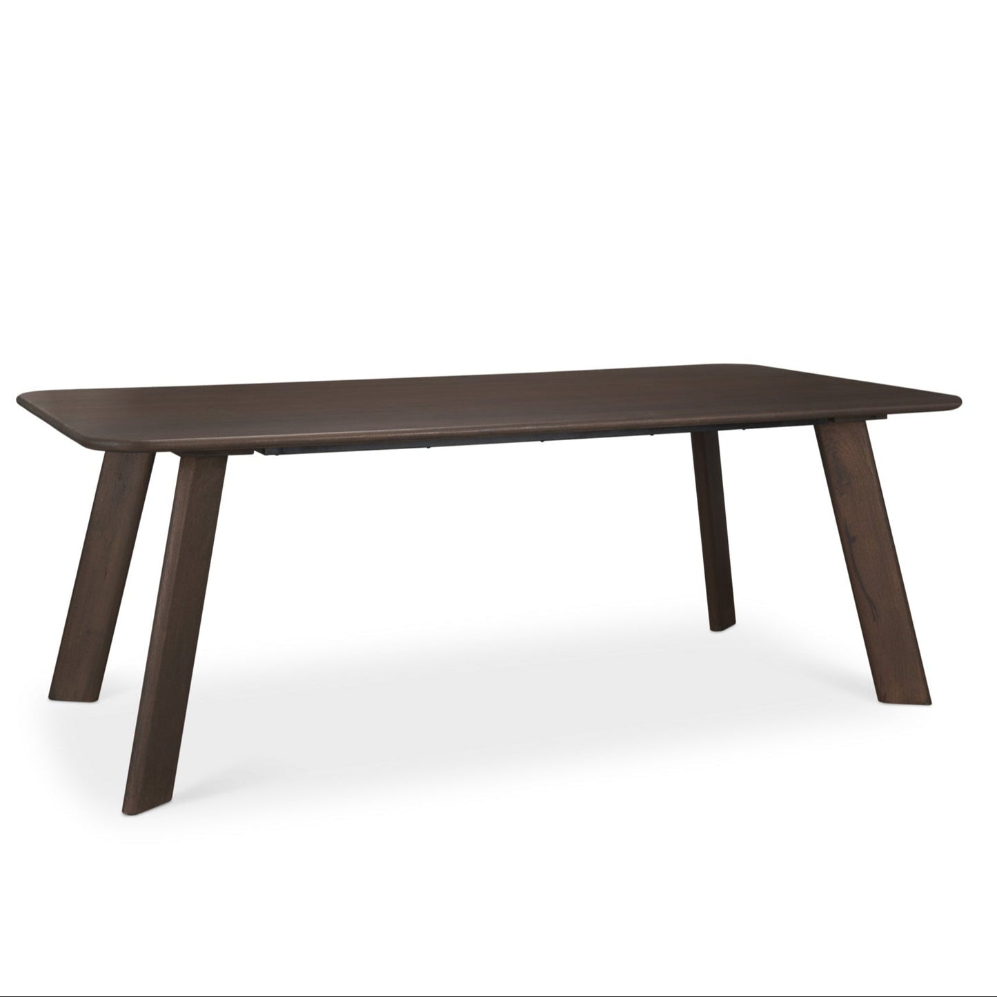 Welborn Dark Brown Wood Dining Table-Dining Tables-Mercana-Large-Dark Brown-LOOMLAN