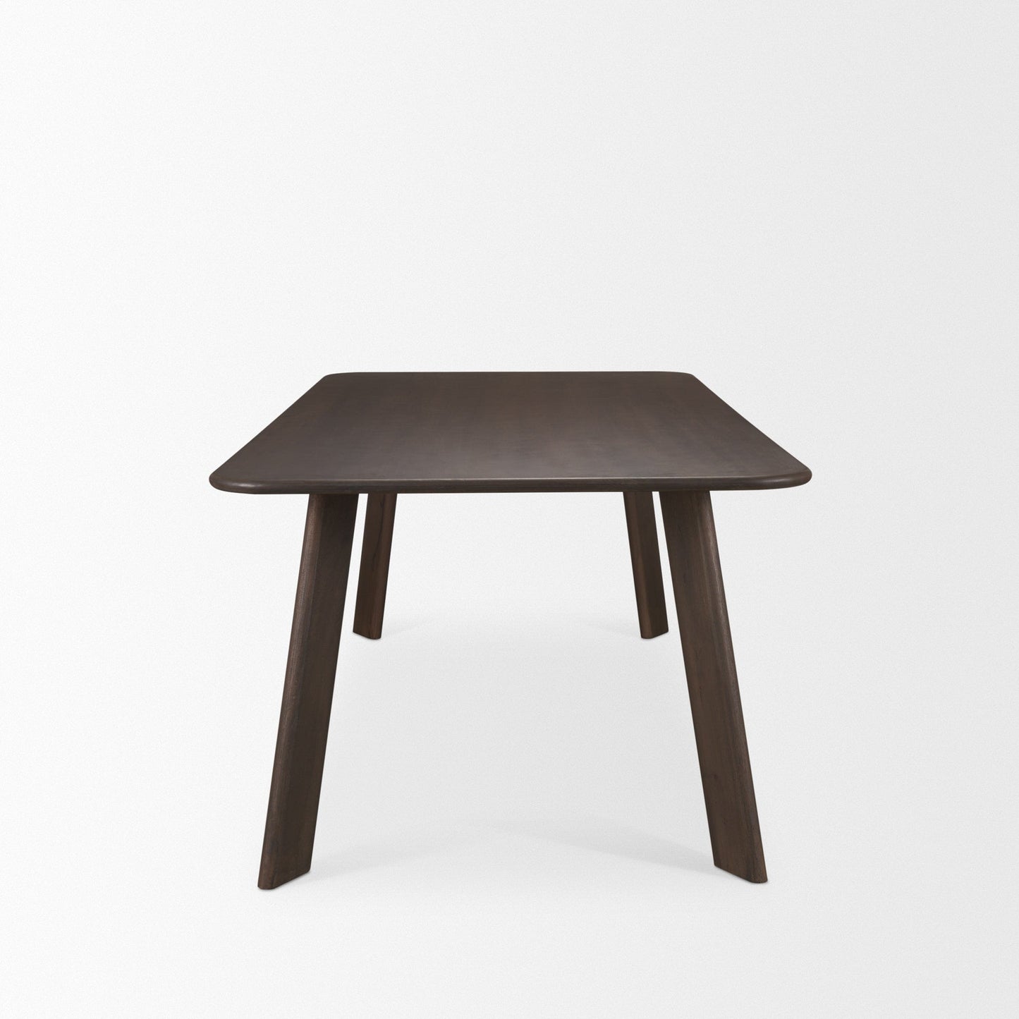 Welborn Dark Brown Wood Dining Table-Dining Tables-Mercana-LOOMLAN
