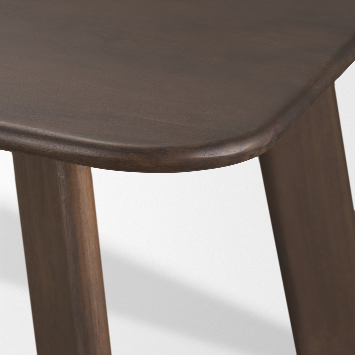 Welborn Dark Brown Wood Dining Table-Dining Tables-Mercana-LOOMLAN