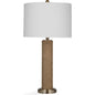 Welch Metal and Linen Rope Brown Table Lamp - LOOMLAN - Bassett Mirror - Table Lamps