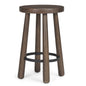 Weldon Dark Brown Wood Counter Stool