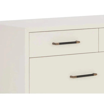 Weldrick Solid Wood Dresser On Stand - LOOMLAN - SUNPAN - Dressers