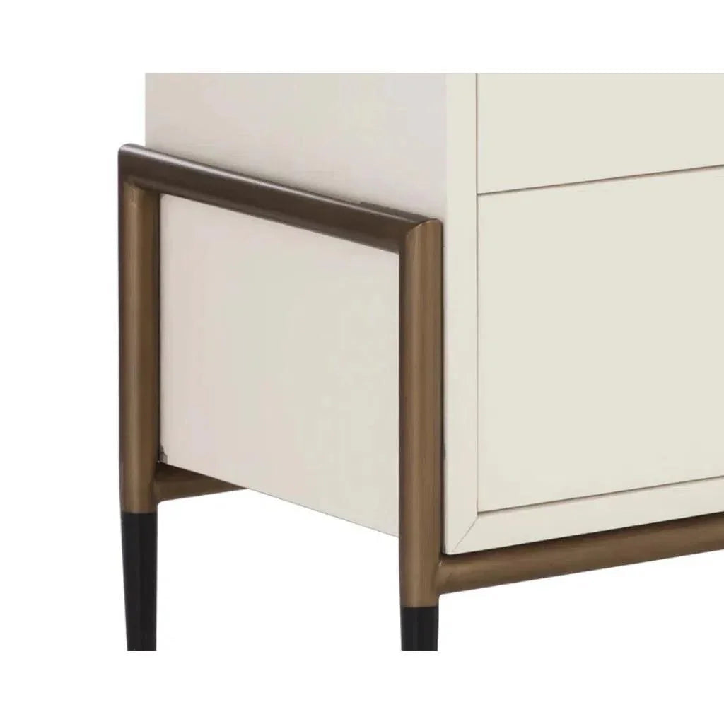 Weldrick Solid Wood Dresser On Stand - LOOMLAN - SUNPAN - Dressers